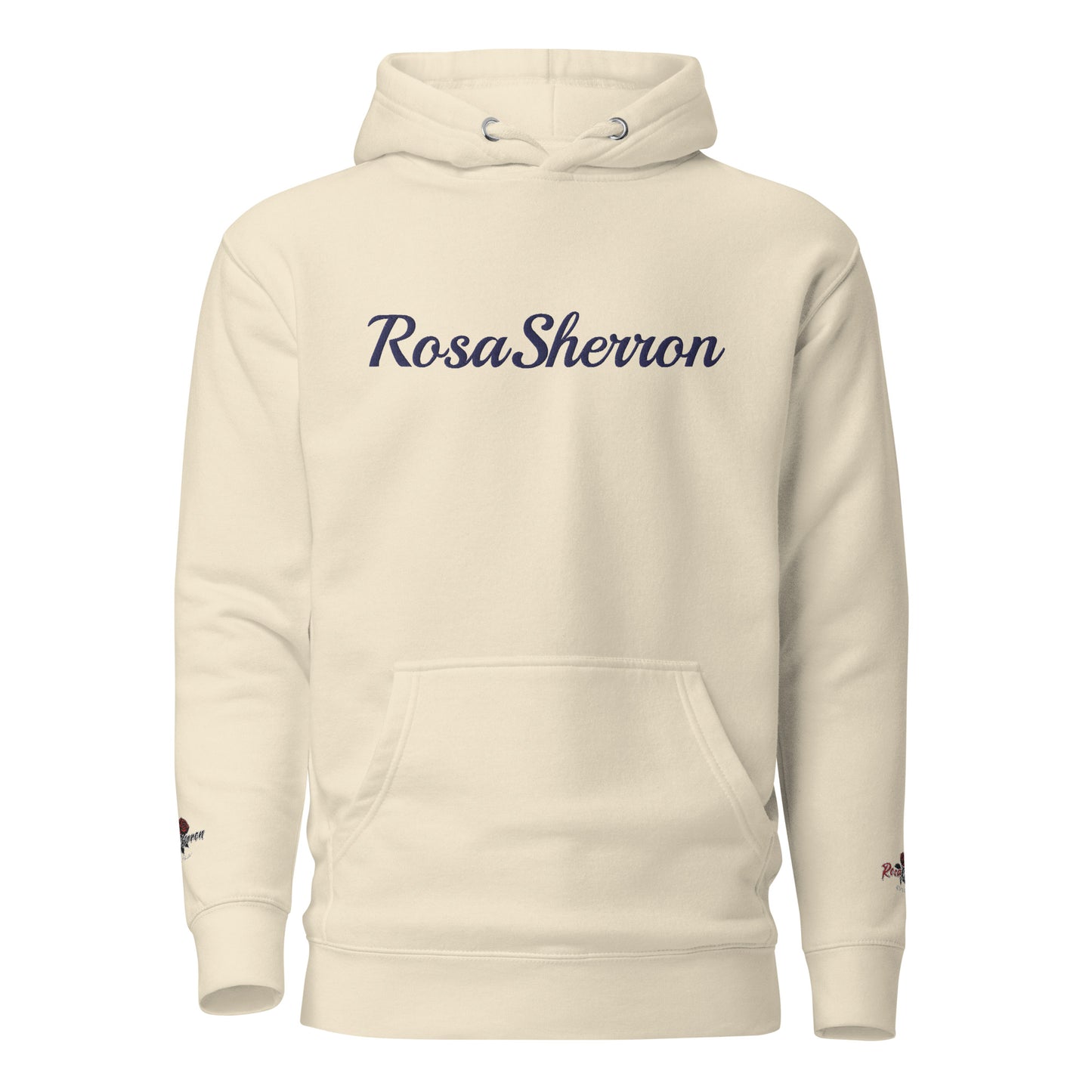 Navy Embroidered RosaSherron Hoodie