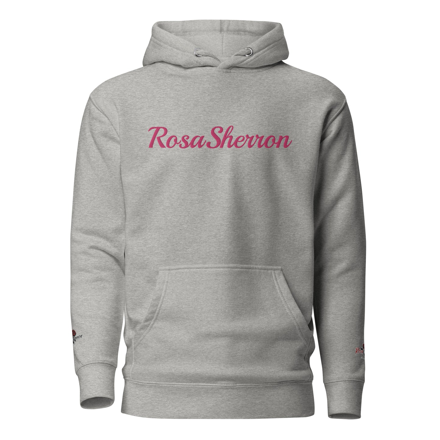 Flamingo Embroidered RosaSherron Hoodie