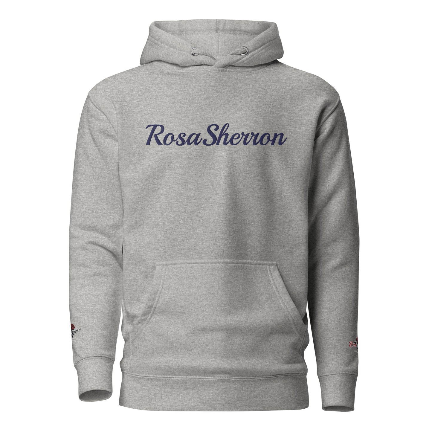 Navy Embroidered RosaSherron Hoodie