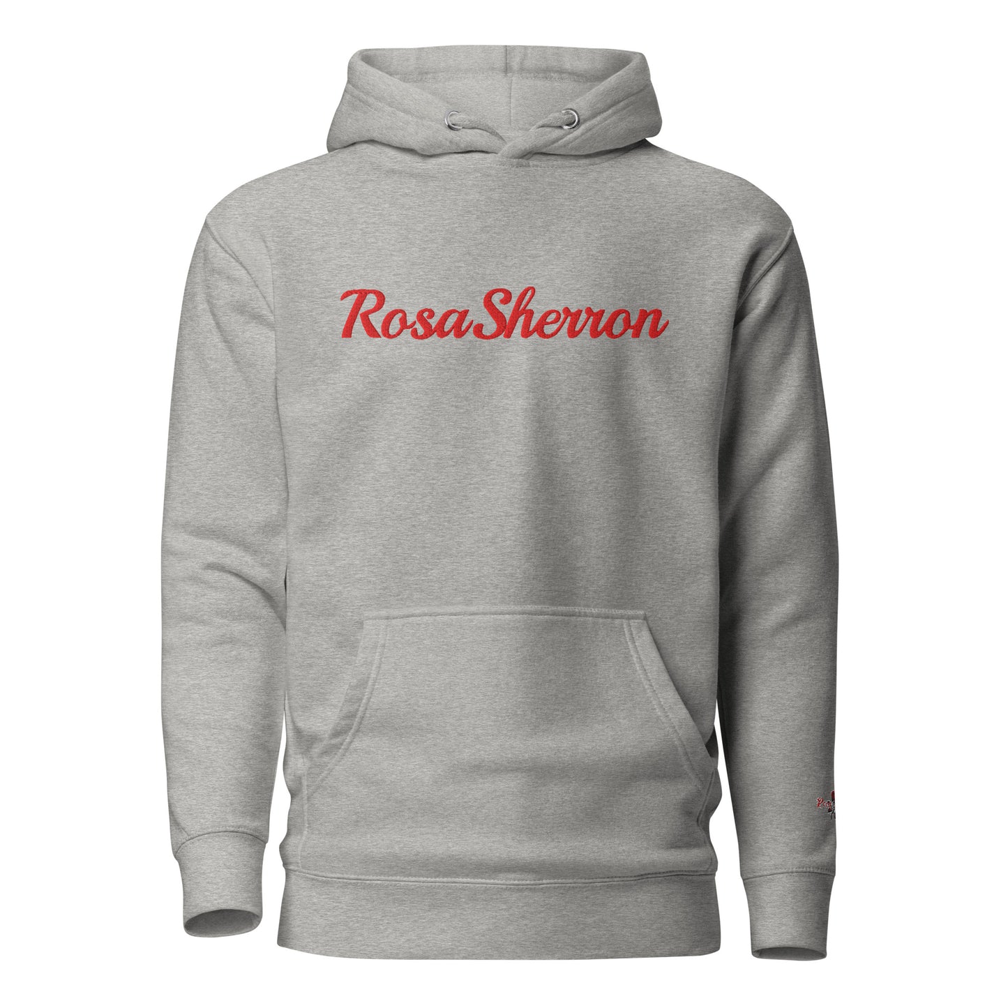 Red Embroidered RosaSherron Hoodie