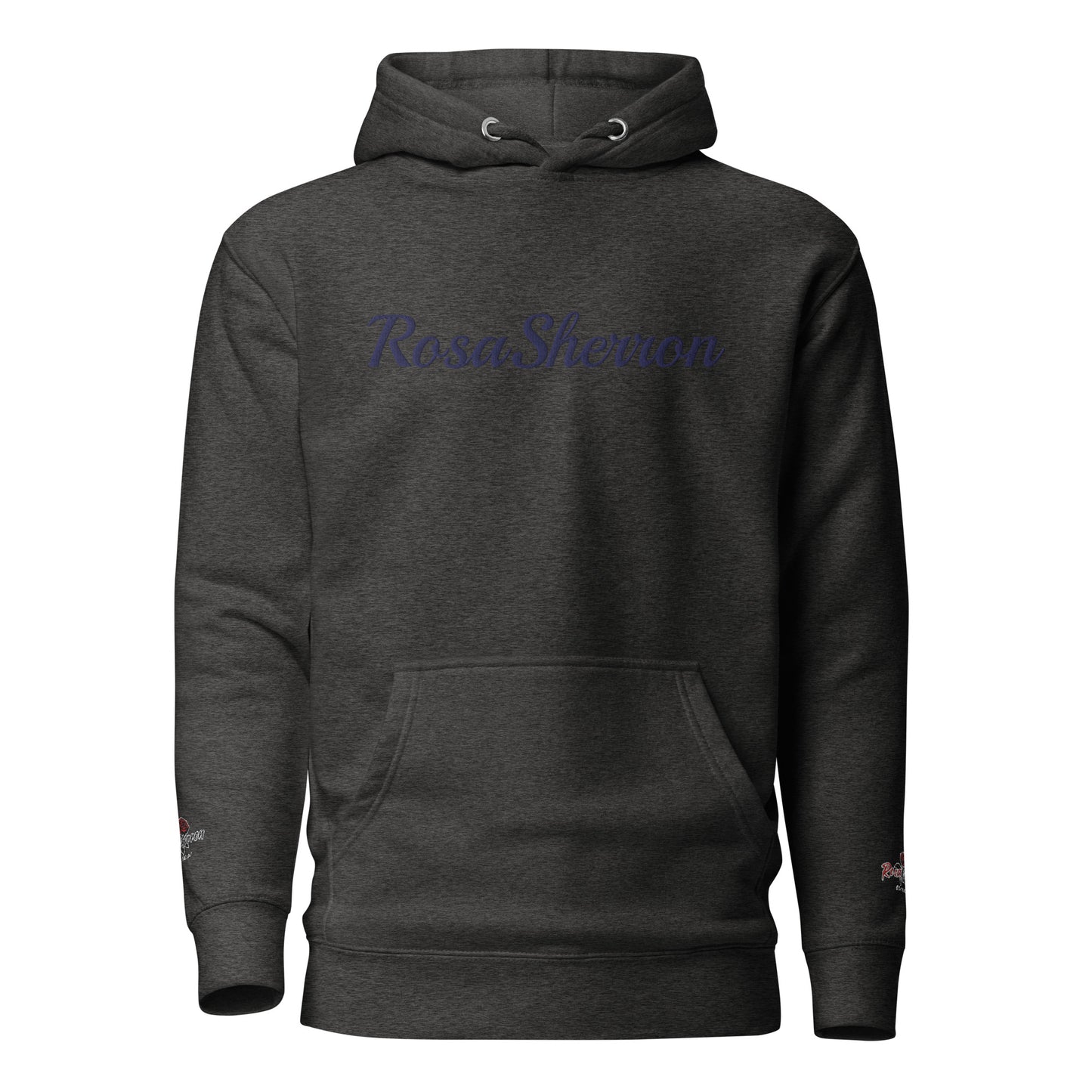 Navy Embroidered RosaSherron Hoodie