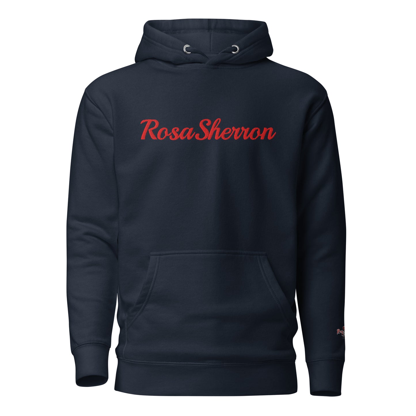 Red Embroidered RosaSherron Hoodie