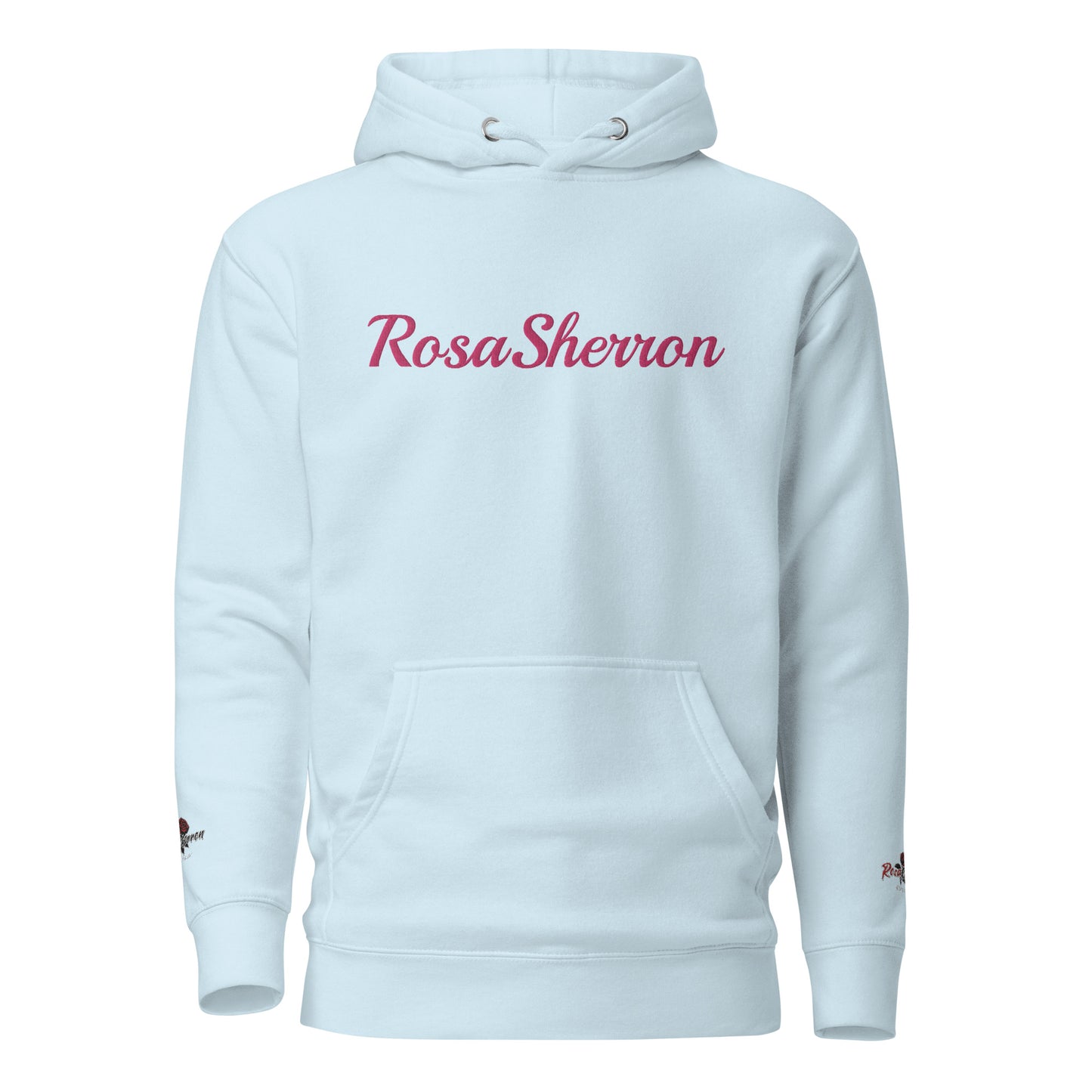 Flamingo Embroidered RosaSherron Hoodie