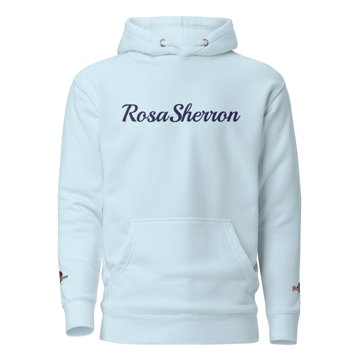 Navy Embroidered RosaSherron Hoodie