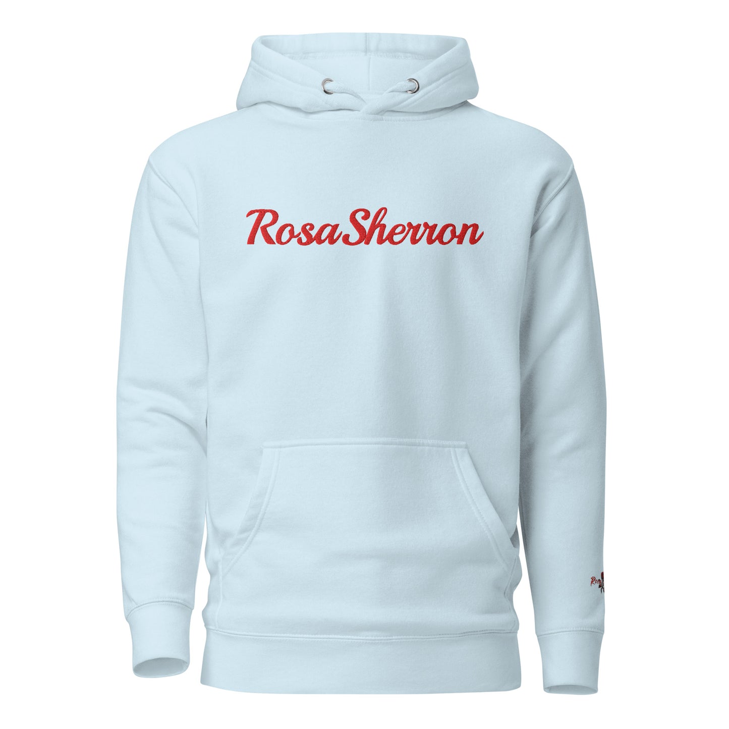 Red Embroidered RosaSherron Hoodie