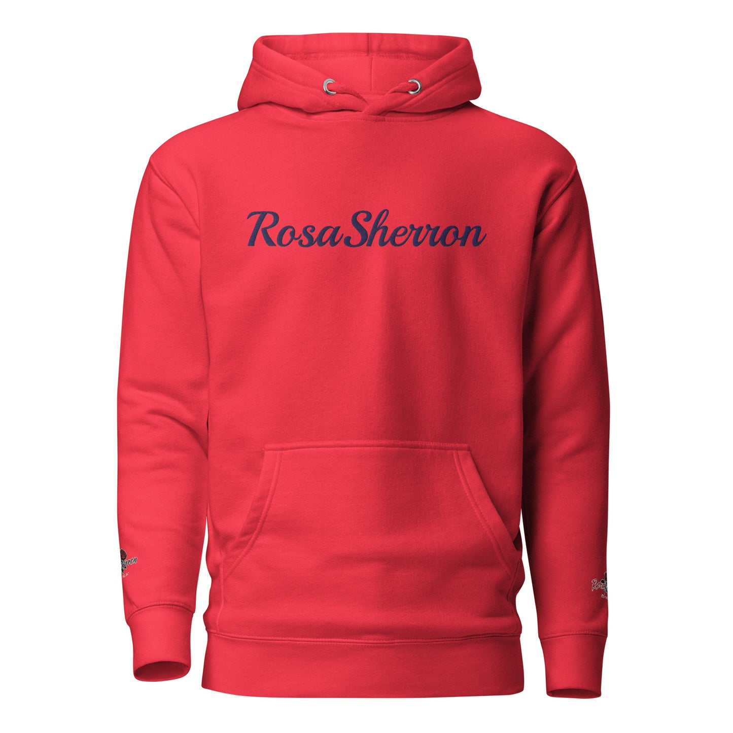 Navy Embroidered RosaSherron Hoodie