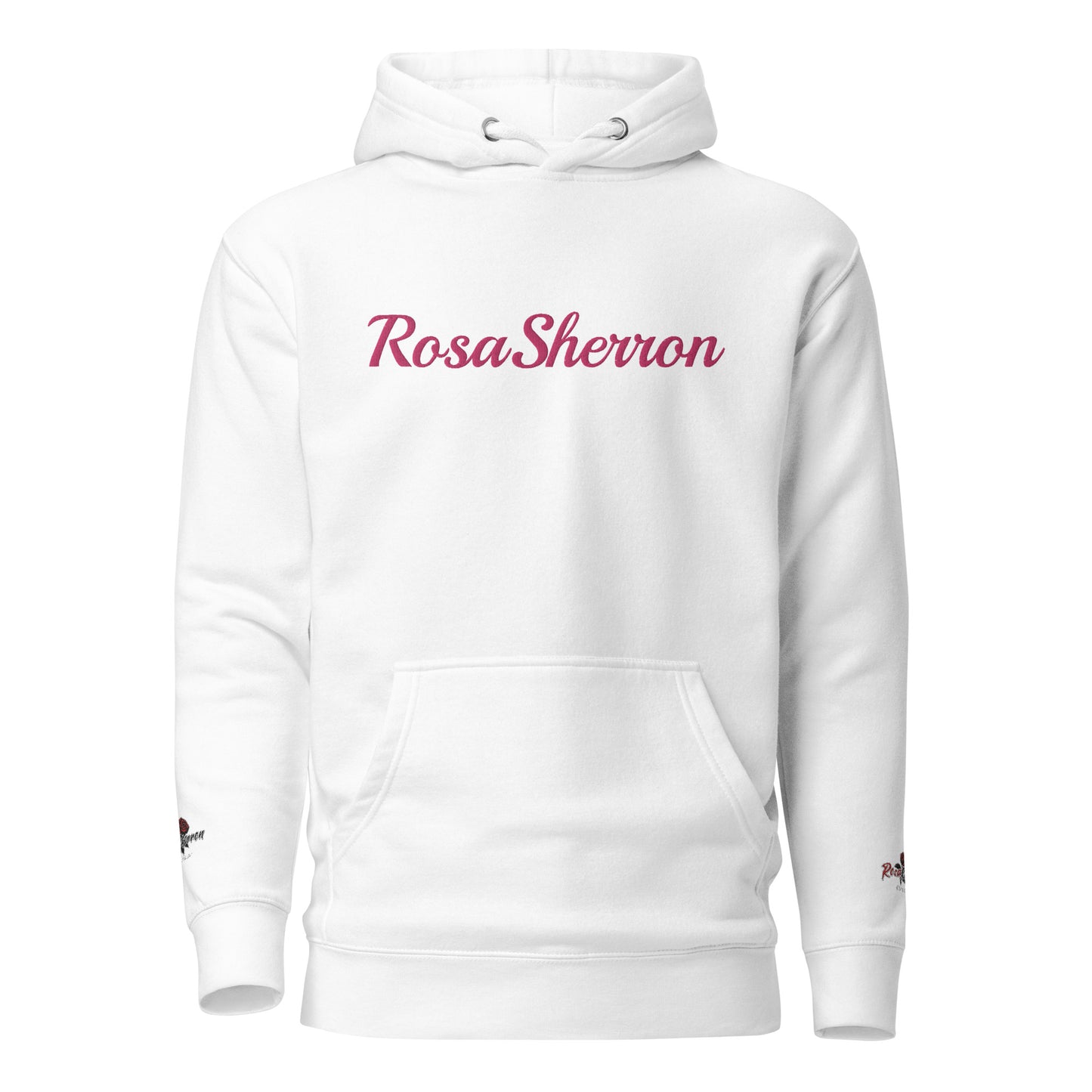 Flamingo Embroidered RosaSherron Hoodie