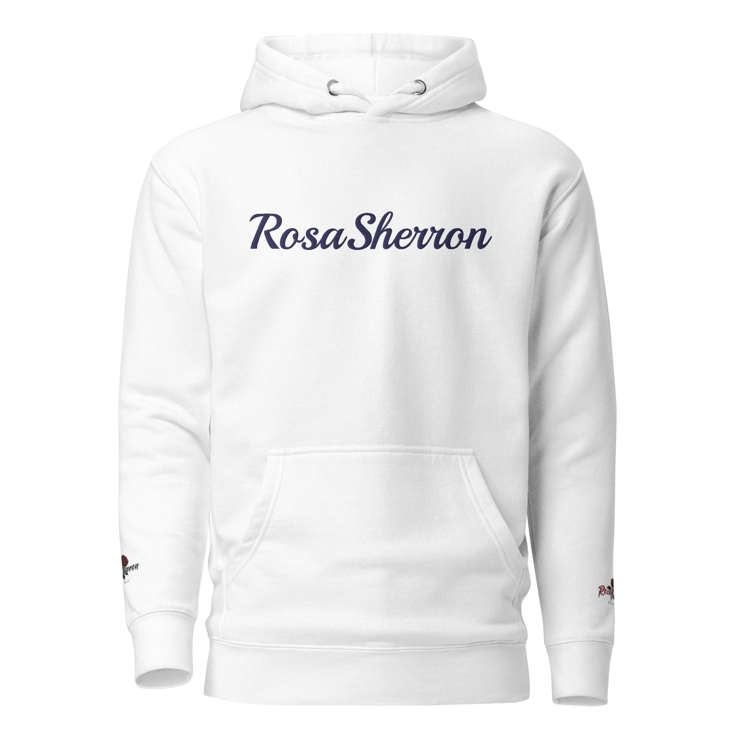 Navy Embroidered RosaSherron Hoodie